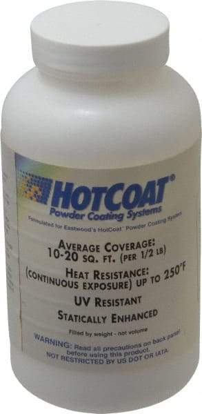 Made in USA - 8 oz Clear Paint Powder Coating - Polyurethane, 10 Sq Ft Coverage - USA Tool & Supply