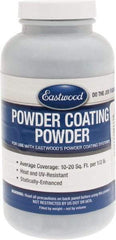 Made in USA - 8 oz Argent Silver Base Coat Paint Powder Coating - Polyurethane, 10 Sq Ft Coverage - USA Tool & Supply