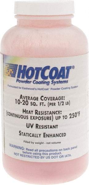 Made in USA - 8 oz Orange (Chevy) Paint Powder Coating - Polyurethane, 10 Sq Ft Coverage - USA Tool & Supply