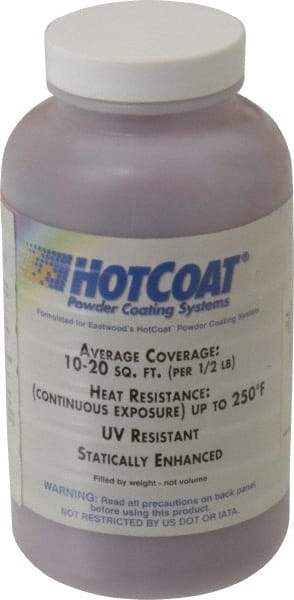 Made in USA - 8 oz Maroon (MG) Paint Powder Coating - Polyurethane, 10 Sq Ft Coverage - USA Tool & Supply