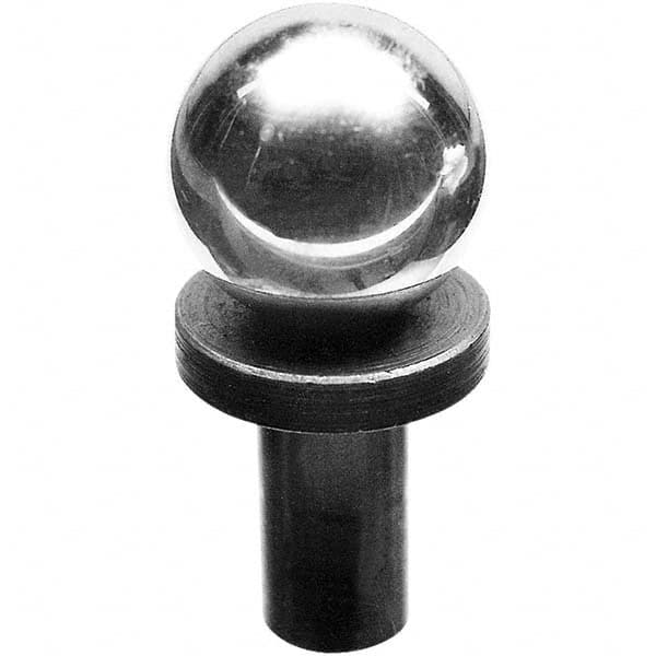 TE-CO - 7/8" Ball Diam, 7/16" Shank Diam, Stainless Steel Inspection Tooling Ball - USA Tool & Supply