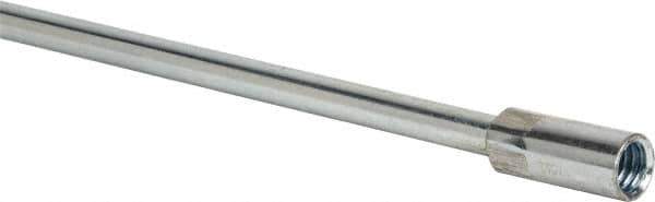 Value Collection - 36" Long x 3/8" Rod Diam, Tube Brush Extension Rod - 1/2-12 Female Thread - USA Tool & Supply