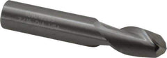 Atrax - 7/16" Diam, 5/8" LOC, 2 Flute Solid Carbide Ball End Mill - Uncoated, Single End, 2-1/2" OAL, 7/16" Shank Diam - USA Tool & Supply