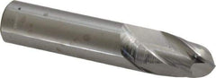 Atrax - 1/2" Diam, 5/8" LOC, 2 Flute Solid Carbide Ball End Mill - Uncoated, Single End, 2-1/2" OAL, 1/2" Shank Diam - USA Tool & Supply