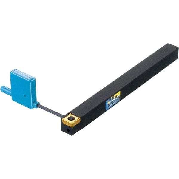Iscar - PQLC, Right Hand Cut, 5/8" Shank Height x 5/8" Shank Width, Neutral Rake Indexable Turning Toolholder - 0.59" OAL, QCMT Insert Compatibility, Series Isoturn - USA Tool & Supply