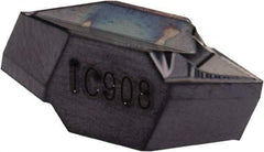 Iscar - TIPI5.4 Grade IC908, Internal Partial Profile 60° Threading Insert - 3.91mm & 8 TPI Int Pitch, TiAlN Finish, Carbide - USA Tool & Supply