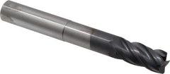 SGS - 3/4", 4 Flute, Single End, Solid Carbide, 0.04" Corner Radius End Mill - 6" OAL, Right Hand Flute, 1-1/2" LOC, Right Hand Cut, 3-1/2" Extended Reach - USA Tool & Supply