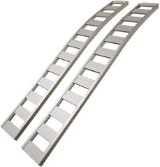 Erickson Manufacturing - 90" Long x 12" Wide, 1,500 Lb Capacity, Arched Truck Ramp - Aluminum, For All Vehicles - USA Tool & Supply