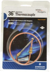 White-Rodgers - 36" Lead Length Universal Replacement HVAC Thermocouple - Universal Connection - USA Tool & Supply