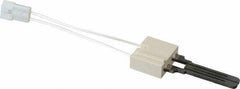 White-Rodgers - 120 VAC, 5 Amp, Two Terminal Receptacle with .093" Male Pins Connection, Silicon Carbide Hot Surface Ignitor - 9" Lead Length, For Use with Gas Burner - USA Tool & Supply