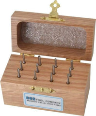 SGS Pro - 12 Piece, 1/8" Shank Burr Set - Tungsten Carbide, Multiple Head Shape - USA Tool & Supply