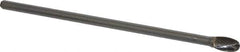 SGS Pro - 3/8" Cut Diam, 1/4" Shank Diam, Oval Head Single Cut Burr - Carbide, Radius End, 5/8" LOC - USA Tool & Supply