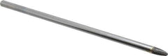 SGS Pro - 1/4" Cut Diam, 1/4" Shank Diam, Tree with Radius Head Single Cut Burr - Carbide, Radius End, 1/2" LOC - USA Tool & Supply