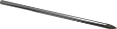 SGS Pro - 1/4" Cut Diam, 1/4" Shank Diam, Tree Head Double Cut Burr - Carbide, Point End, 1/2" LOC - USA Tool & Supply
