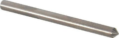 SGS Pro - 1/8" Cut Diam, 1/8" Shank Diam, Cone Head Single Cut Burr - Carbide, Point End, 1/16" LOC, 1-1/2" OAL - USA Tool & Supply