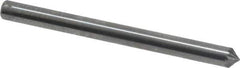 SGS Pro - 1/8" Cut Diam, 1/8" Shank Diam, Cone Head Double Cut Burr - Carbide, Point End, 1/16" LOC, 1-1/2" OAL - USA Tool & Supply