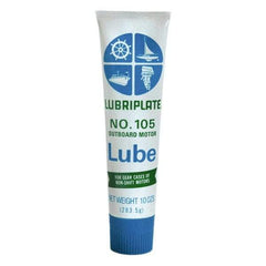 Lubriplate - 10 oz Tube Calcium General Purpose Grease - Off White, 150°F Max Temp, NLGIG 0, - USA Tool & Supply
