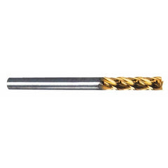 RobbJack - 5/8", 1-1/4" LOC, 5/8" Shank Diam, 3-1/2" OAL, 4 Flute, Solid Carbide Square End Mill - USA Tool & Supply