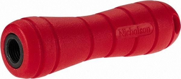 Nicholson - 5" Long, Screw On, Plastic File Handle - For Use with 12, 14 & 16" Files - USA Tool & Supply