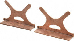 Wilton - 6-1/2" Jaw Width, Copper, Vise Jaw Cap - USA Tool & Supply