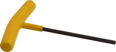 Bondhus - 3/16" Hex, T-Handle Cushion Grip, Hex Key - 5-39/64" OAL, Protanium High Torque Steel, Inch System of Measurement - USA Tool & Supply