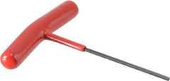 Bondhus - 2.5mm Hex, T-Handle Cushion Grip, Hex Key - 4-5/16" OAL, Protanium High Torque Steel, Metric System of Measurement - USA Tool & Supply