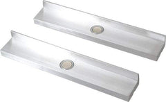 Wilton - 6-1/2" Jaw Width, Aluminum, Vise Jaw Cap - Magnetic Attachment - USA Tool & Supply