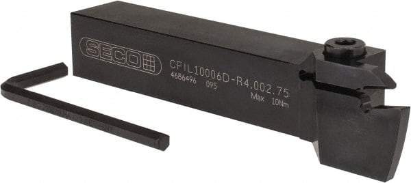 Seco - CFI, Left Hand Cut, 1" Shank Height x 1" Shank Width, Indexable Turning Toolholder - 6" OAL, LC..160.. Insert Compatibility, Series Multi-Directional Turning (MDT) - USA Tool & Supply