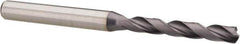 Kennametal - #15 140° Solid Carbide Jobber Drill - TiAlN Finish, Right Hand Cut, Spiral Flute, Straight Shank, 2.9134" OAL, Standard Point - USA Tool & Supply