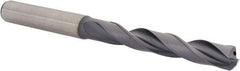 Kennametal - 9/32" 140° Solid Carbide Jobber Drill - TiAlN Finish, Right Hand Cut, Spiral Flute, Straight Shank, 3.5827" OAL, Standard Point - USA Tool & Supply