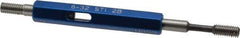 Made in USA - 6-32 Thread, High Speed Tool Steel, Screw Thread Insert (STI) Class 2B, Plug Thread Insert Go/No Go Gage - Double Ended with Handle - USA Tool & Supply