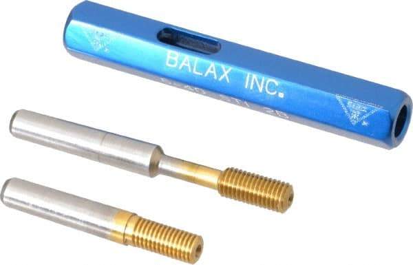 Made in USA - 6-40 Thread, High Speed Tool Steel, Class 2B, Screw Thread Insert Go/No Go Gage - Double Ended with Handle - USA Tool & Supply