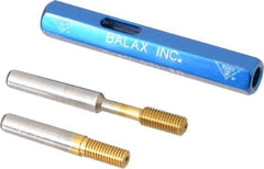 Made in USA - 6-40 Thread, High Speed Tool Steel, Class 2B, Screw Thread Insert Go/No Go Gage - Double Ended with Handle - USA Tool & Supply