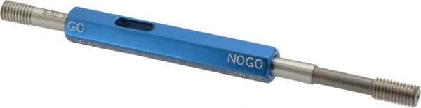 Made in USA - 8-32 Thread, High Speed Tool Steel, Class 2B, Plug Thread Insert Go/No Go Gage - Double Ended with Handle - USA Tool & Supply