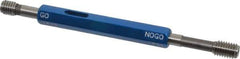Made in USA - 1/4-20 Thread, High Speed Tool Steel, Class 3B, Plug Thread Insert Go/No Go Gage - Double Ended with Handle, Handle Size 1 - USA Tool & Supply