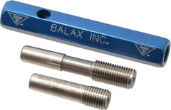Made in USA - 5/16-24 Thread, High Speed Tool Steel, Class 2B, Plug Thread Insert Go/No Go Gage - Double Ended with Handle, Handle Size 2 - USA Tool & Supply