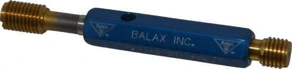 Made in USA - 1/2-13 Thread, High Speed Tool Steel, Class 2B, Plug Thread Insert Go/No Go Gage - Double Ended with Handle, Handle Size 2 - USA Tool & Supply