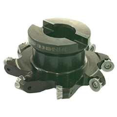 Iscar - Shell Mount B Connection, 16.5mm Cutting Width, 46.75mm Depth of Cut, 148.6mm Cutter Diam, 40mm Hole Diam, 12 Tooth Indexable Slotting Cutter - FDN-CM Toolholder, O45MT, R90CW, R90MT Insert, Right Hand Cutting Direction - USA Tool & Supply