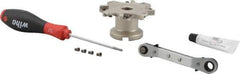 Iscar - Shell Mount A Connection, 0.88" Depth of Cut, 3" Cutter Diam, 3/4" Hole Diam, 8 Tooth Indexable Slotting Cutter - FDN-LN12 Toolholder, LNET Insert - USA Tool & Supply