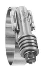 IDEAL TRIDON - Steel Auto-Adjustable Worm Drive Clamp - 5/8" Wide x 5/8" Thick, 6-1/4" Hose, 6-1/4 to 7-1/8" Diam - USA Tool & Supply