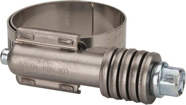 IDEAL TRIDON - Steel Auto-Adjustable Worm Drive Clamp - 5/8" Wide x 5/8" Thick, 1" Hose, 1 to 1-3/4" Diam - USA Tool & Supply