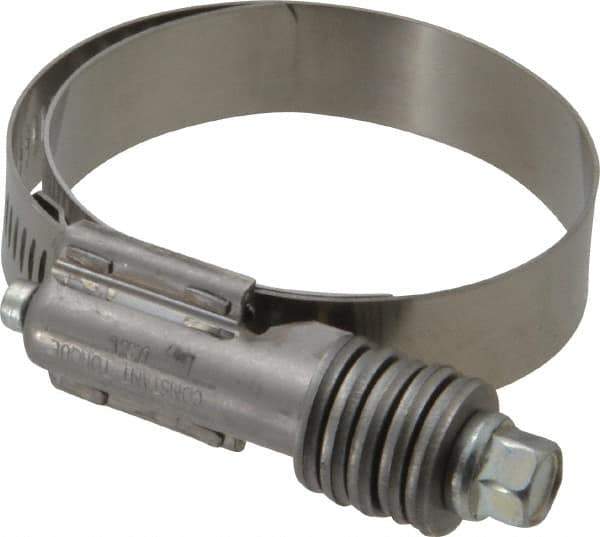 IDEAL TRIDON - Steel Auto-Adjustable Worm Drive Clamp - 5/8" Wide x 5/8" Thick, 1-3/4" Hose, 1-3/4 to 2-5/8" Diam - USA Tool & Supply