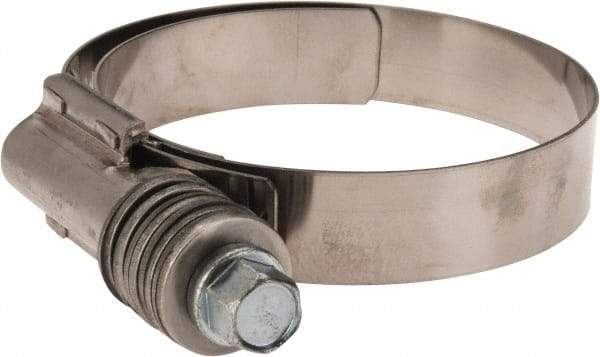 IDEAL TRIDON - Steel Auto-Adjustable Worm Drive Clamp - 5/8" Wide x 5/8" Thick, 2-1/4" Hose, 2-1/4 to 3-1/8" Diam - USA Tool & Supply