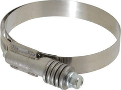 IDEAL TRIDON - Steel Auto-Adjustable Worm Drive Clamp - 5/8" Wide x 5/8" Thick, 2-3/4" Hose, 2-3/4 to 3-5/8" Diam - USA Tool & Supply