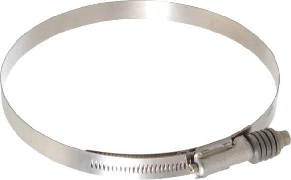 IDEAL TRIDON - Stainless Steel Auto-Adjustable Worm Drive Clamp - 5/8" Wide x 5/8" Thick, 6-1/4" Hose, 6-1/4 to 7-1/8" Diam - USA Tool & Supply