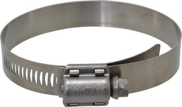 IDEAL TRIDON - SAE Size 48, 2-9/16 to 3-1/2" Diam, Stainless Steel MS Series MIL-Spec Worm Drive Clamp - 1/2" Wide, Material Grade 300 SERIES, Series MS Mil Spec - USA Tool & Supply