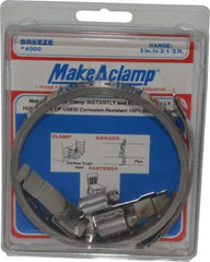 Made in USA - 2" Diam, Hose Clamp Kit - USA Tool & Supply