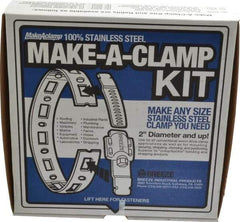 Made in USA - 2" Diam, Hose Clamp Kit - USA Tool & Supply