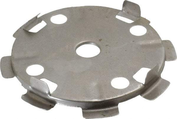 Divine Brothers - Buffing Wheel Center Plate - 3/4" ID x 5" OD, 5" Buff Center Diam - USA Tool & Supply