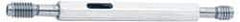 Vermont Gage - M18x1.5, Class 6H, Single End Plug Thread Go Gage - Tool Steel, Size 3 Handle Not Included - USA Tool & Supply